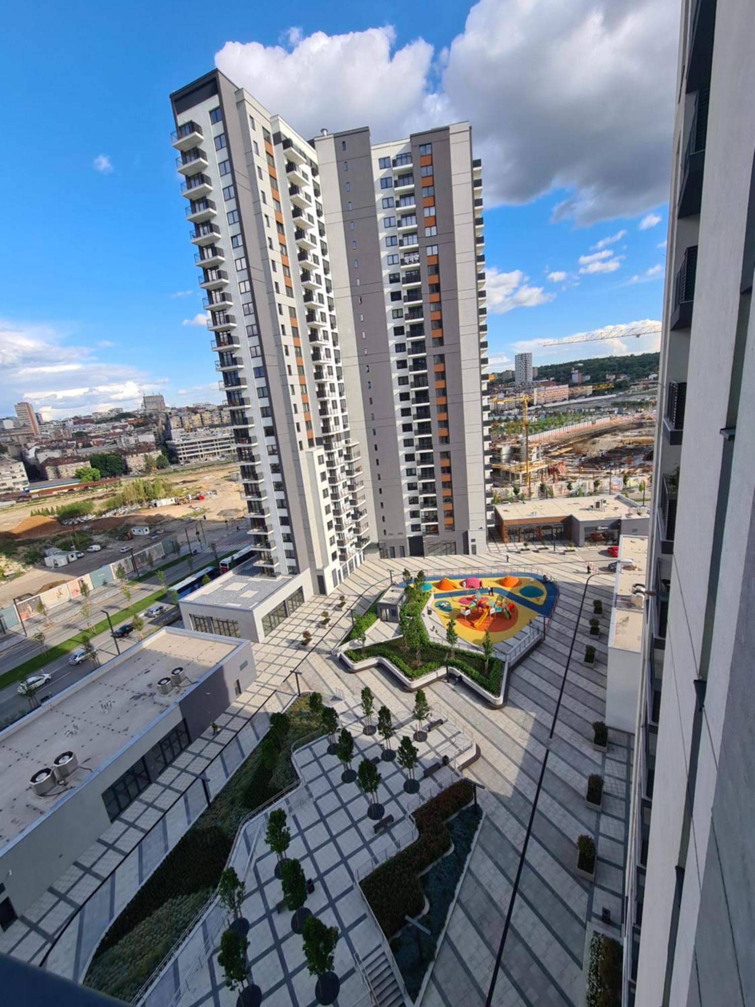 Belgrade Waterfront-Delux Apartman Beograd Na Vodi Oda fotoğraf